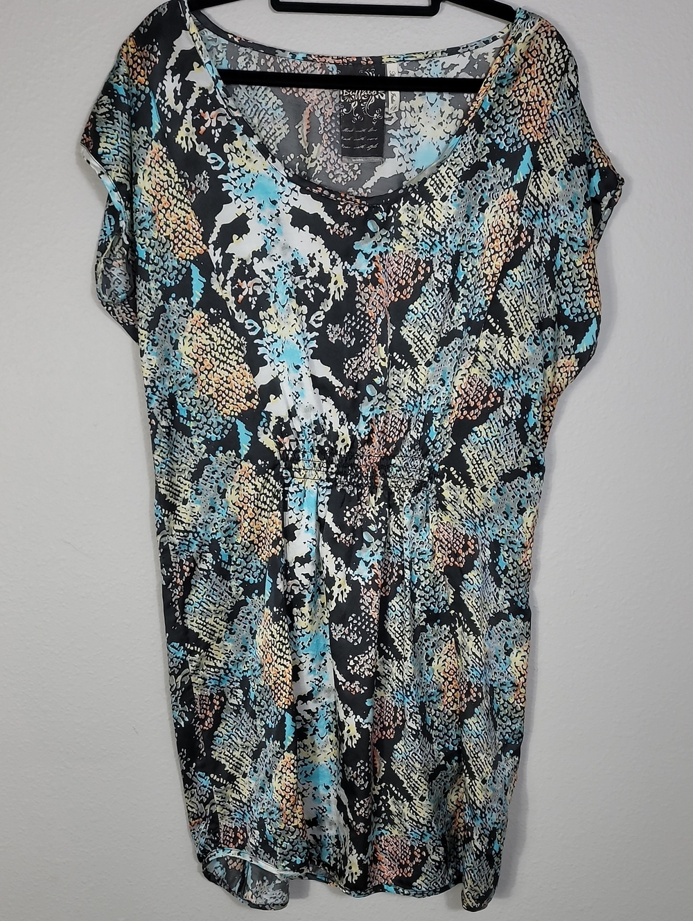 Buffalo Clementine Snake Print Mini Dress Size Large
